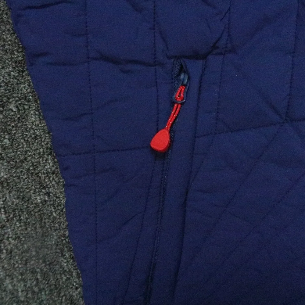 Vineyard Vines Vest Mens Small Blue Red Spinnaker Full Zip Reversible‎ Preppy